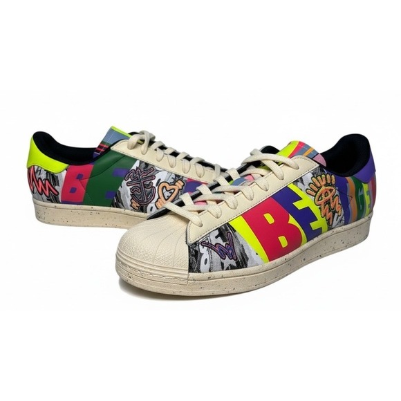 adidas Other - NWT adidas Superstar Pride Graphic Sneakers – GX6395 – Men's 12